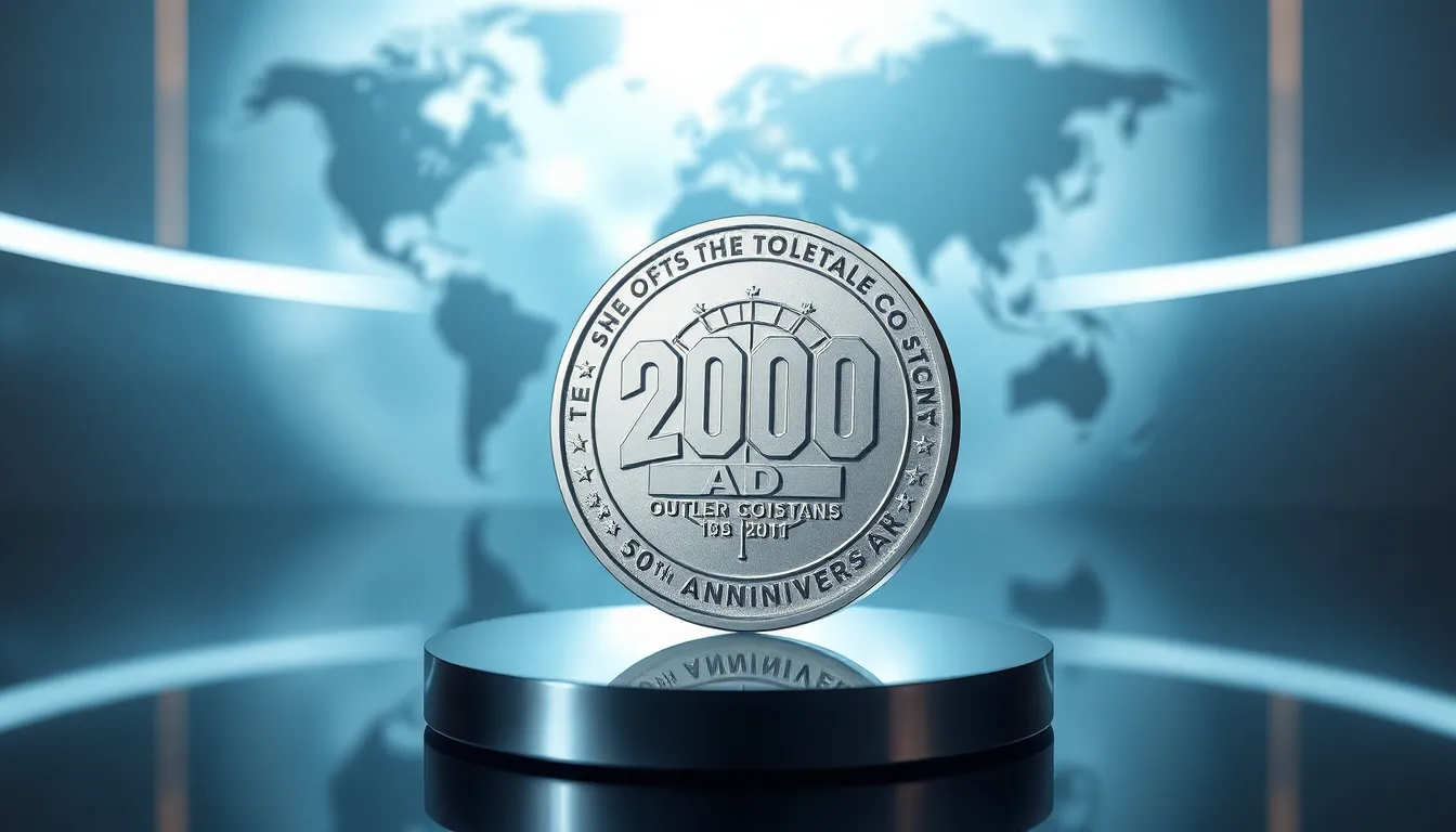 101 Collectibles Launches First-Ever 2000 AD Pure Silver Collectible Coin