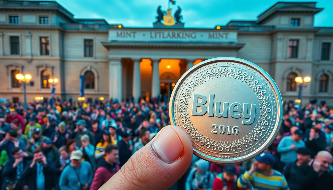 'Are you at work?': Bluey fans wait up to 18 hours for a coin