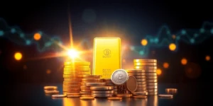 As gold and silver skyrocket, coin shops and collectors cash in.png AI generated image using Flux AI