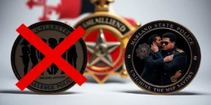 'Michael Jackson' coin not the first time Maryland State troopers used challenge coins.png AI generated image using Flux AI