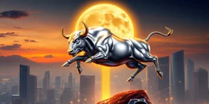 MoonBull Takes the Lead as the Top Meme Coin to Consider.png AI generated image using Flux AI