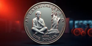 Steve Jobs and the Cray-1 Supercomputer Will Be on US Dollar Coins.png AI generated image using Flux AI