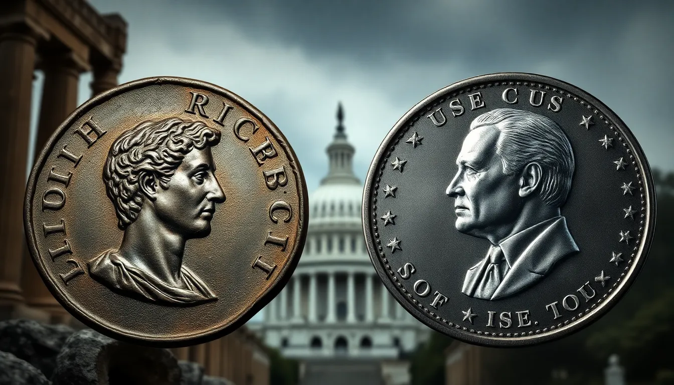 Trump on a coin? When Julius Caesar tried that, the Roman republic crumbled soon after
